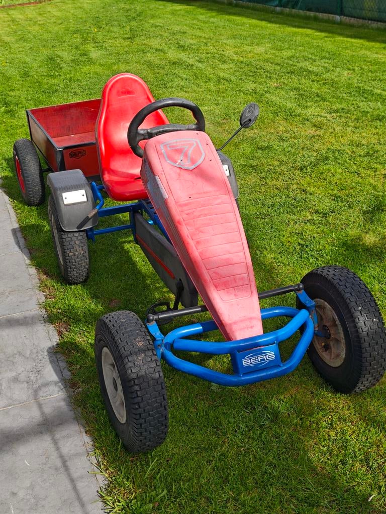 Gocart Berg + aanhangwagen, Kinderen en Baby's, Ophalen, Zo goed als nieuw, Berg, Met kar of aanhanger
