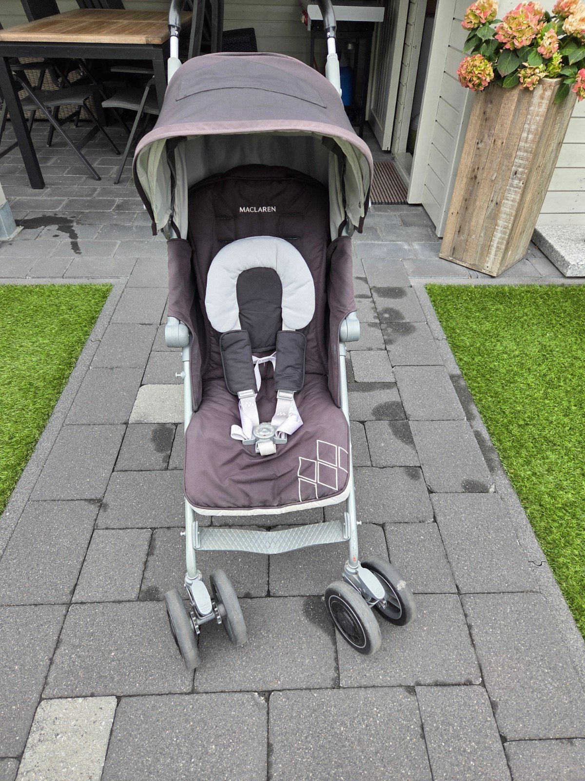 zeer stevige Maclaren buggy, Ophalen, Maclaren, Regenhoes