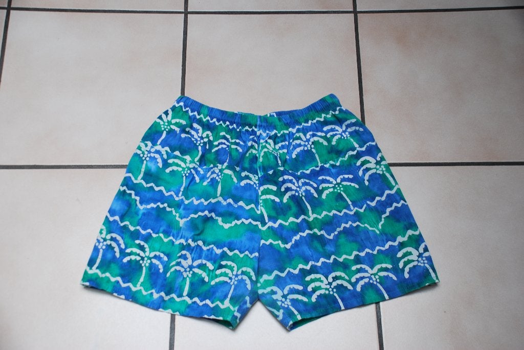 Short maillot Boardshort bleu roi et vert T176cm ou 15/16A, Enfants & Bébés, Enlèvement ou Envoi, Comme neuf, Garçon, Vêtements de sport ou Maillots de bain