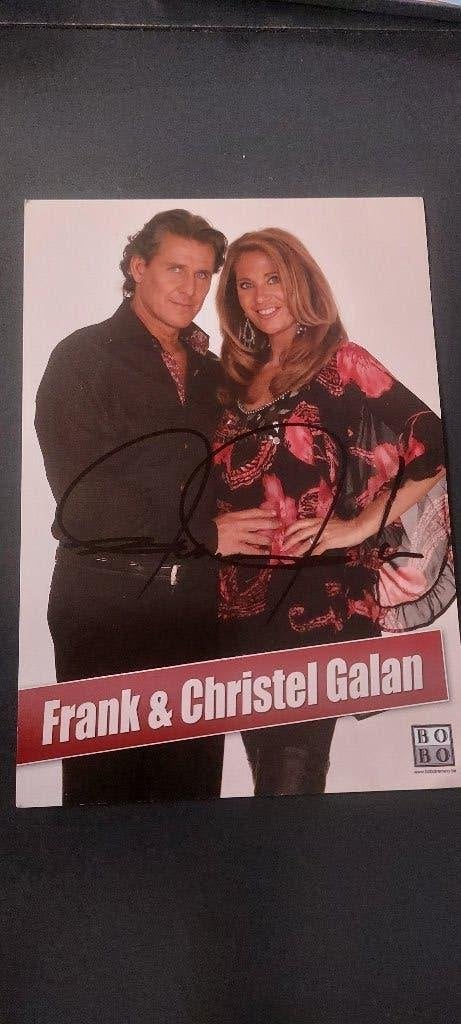 Handtekening Frank Galan gesigneerd, Verzamelen, Muziek, Artiesten en Beroemdheden, Verzenden, Gebruikt, Gesigneerd