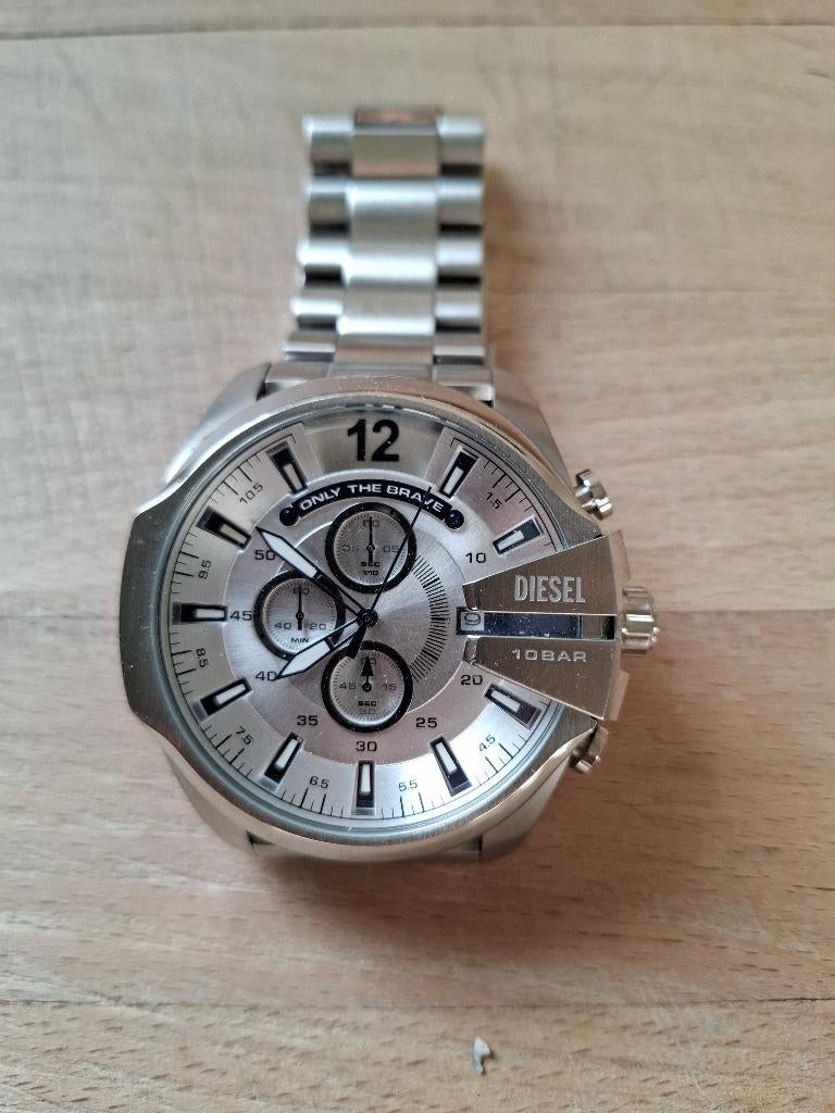 Diesel horloge man, Staal, Staal, Zo goed als nieuw, Ophalen