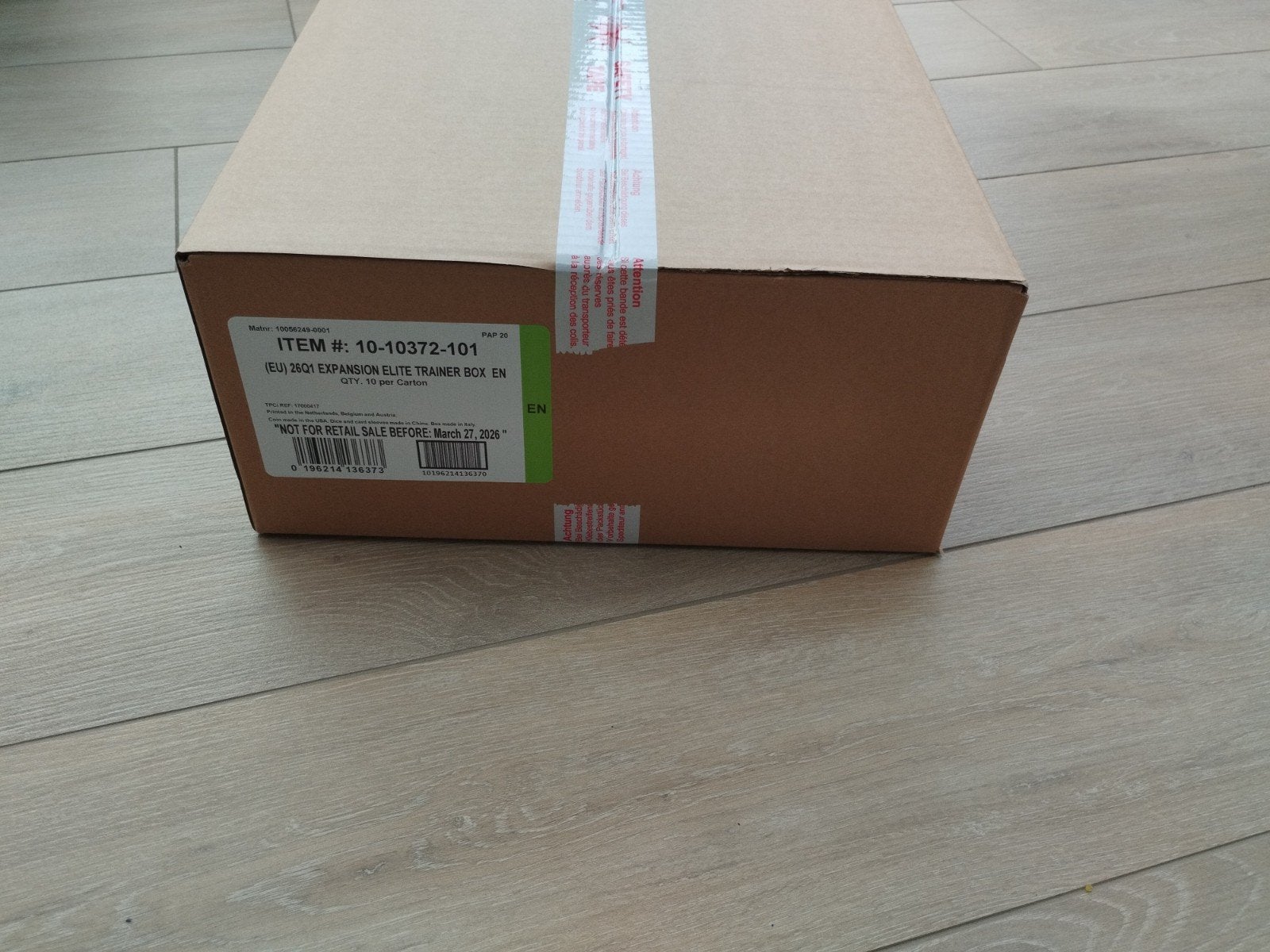Pokémon perfect order etb case, Ophalen