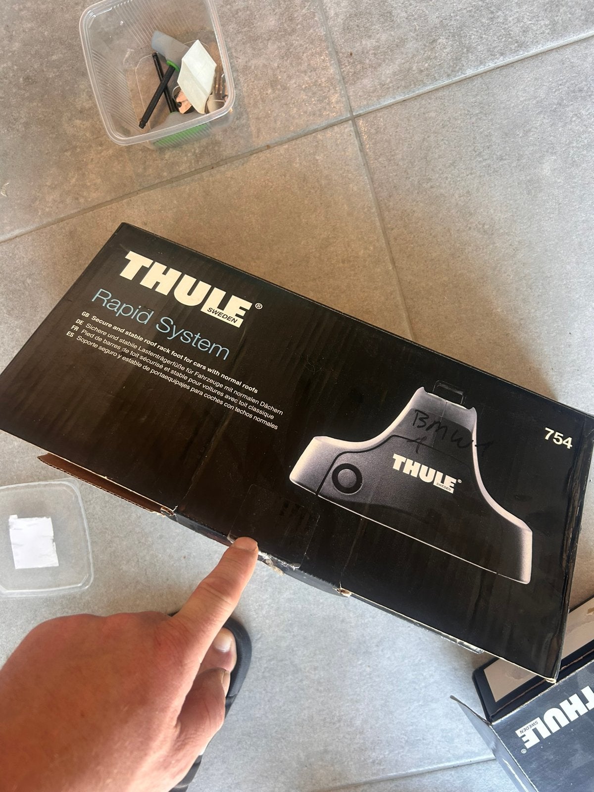Thule Rapid System 754 Voetenset (audi / BMW 1), Ophalen, Zo goed als nieuw
