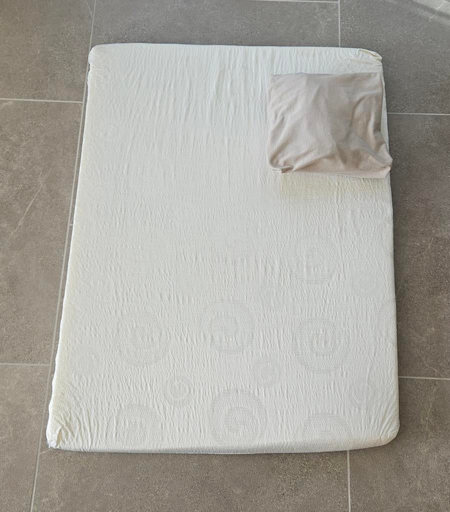 Matras baby bed of box of park met onderlaken, Jongetje of Meisje, Wit, Overige typen, Ophalen of Verzenden