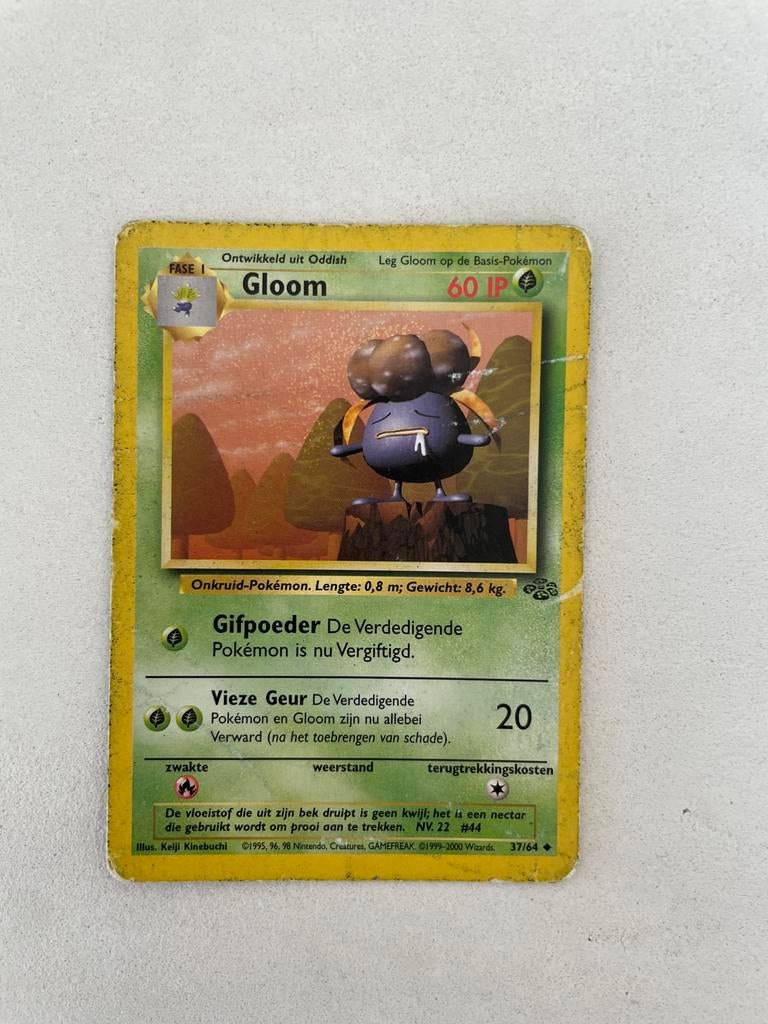 Gloom 37/64 Jungle set, Hobby & Loisirs créatifs, Jeux de cartes à collectionner | Pokémon, Utilisé, Enlèvement ou Envoi