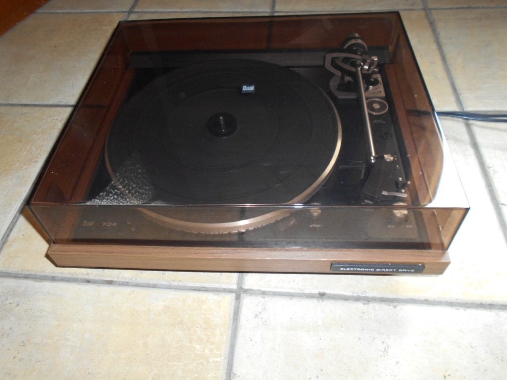 platine Dual CS 704 electronic direct drive, TV, Hi-fi & Vidéo, Tourne-disques, Utilisé, Tourne-disque, Dual, Réglage pitch, Automatique