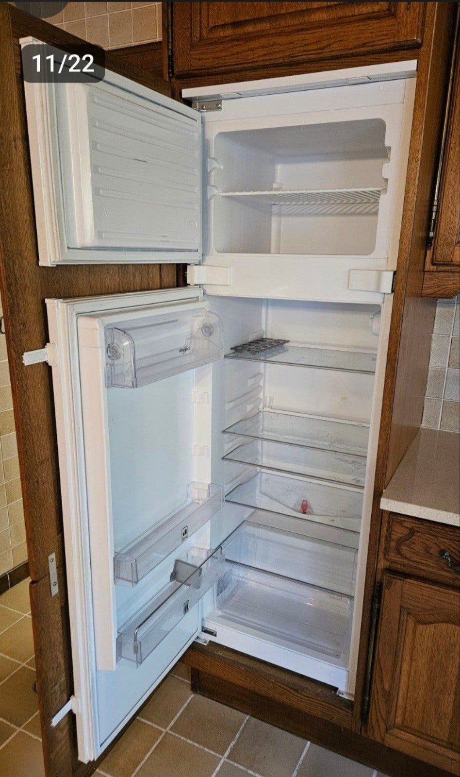 Pakket inbouwtoestellen – Whirlpool koelkast, Bosch oven/fri, Ophalen, Gebruikt