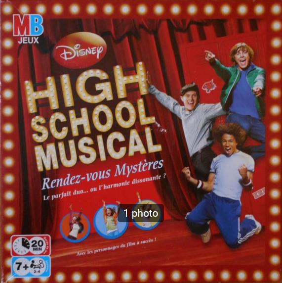 Jeu High School Musical - Rendez-vous Mystères (MB) NEUF !, Trois ou quatre joueurs, Enlèvement ou Envoi, Comme neuf, MB Disney
