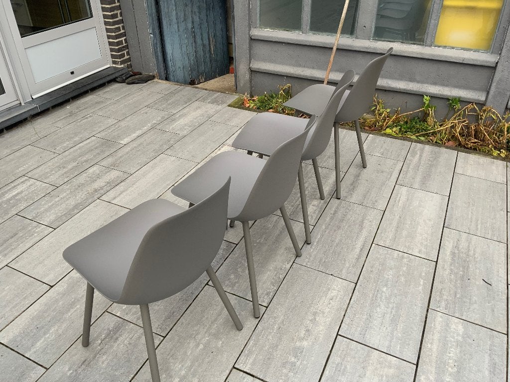 Stoelen, Maison & Meubles, Chaises, Gris, Synthétique, Enlèvement, Utilisé