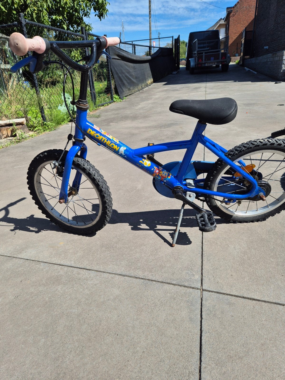 kinderfiets, Ophalen