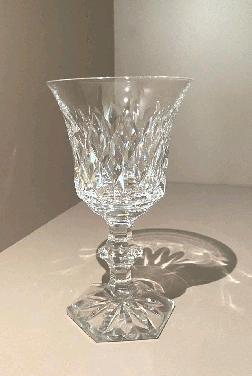 11 Val Saint Lambert kristallen wijnglazen, Antiek en Kunst, Ophalen