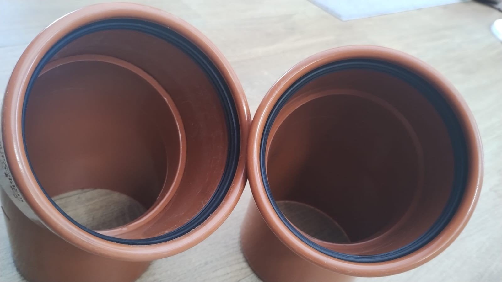 2 x 125mm, 45 graden bochten, Ophalen, Bochten