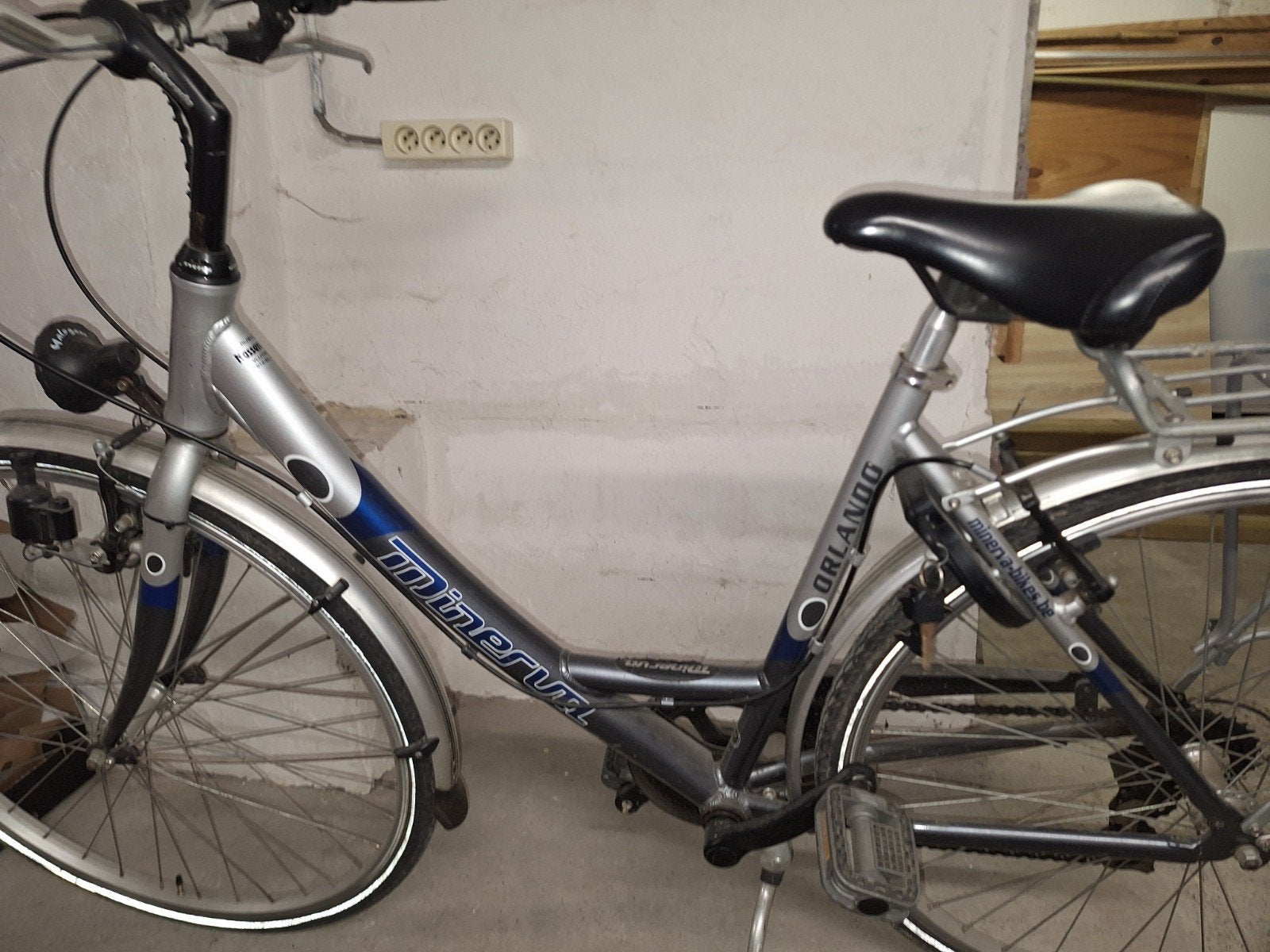 Minerva dames fiets voor 1m50 tot 1m60, Minder dan 10 versnellingen, Gebruikt, 26 inch, Ophalen