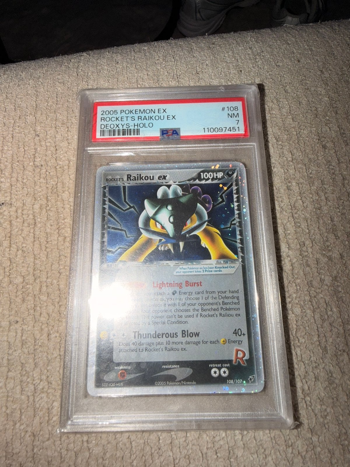 Rocket’s Raikou ex psa 7, Ophalen of Verzenden, Zo goed als nieuw