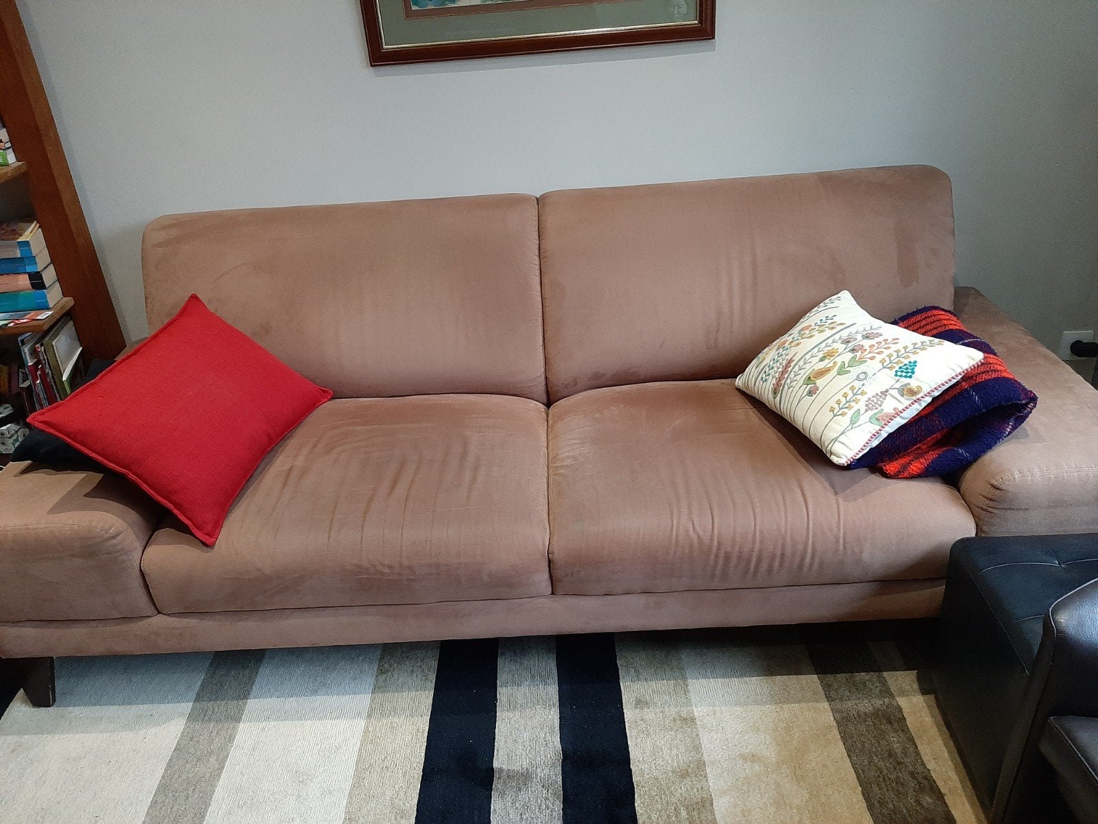 grote comfortabele sofa, lichtbruin, B 234 cm, D 90 c (m2456883209 ...