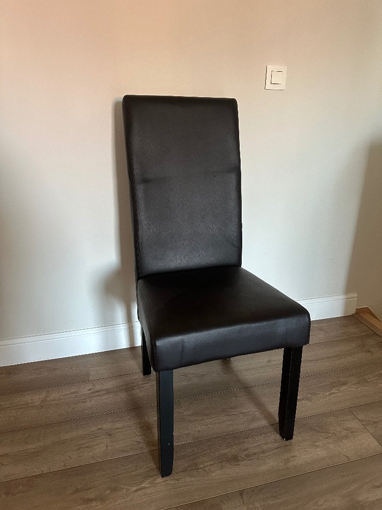 Bruine stoelen, Huis en Inrichting, Stoelen, Ophalen, Kunststof, Gebruikt, Bruin