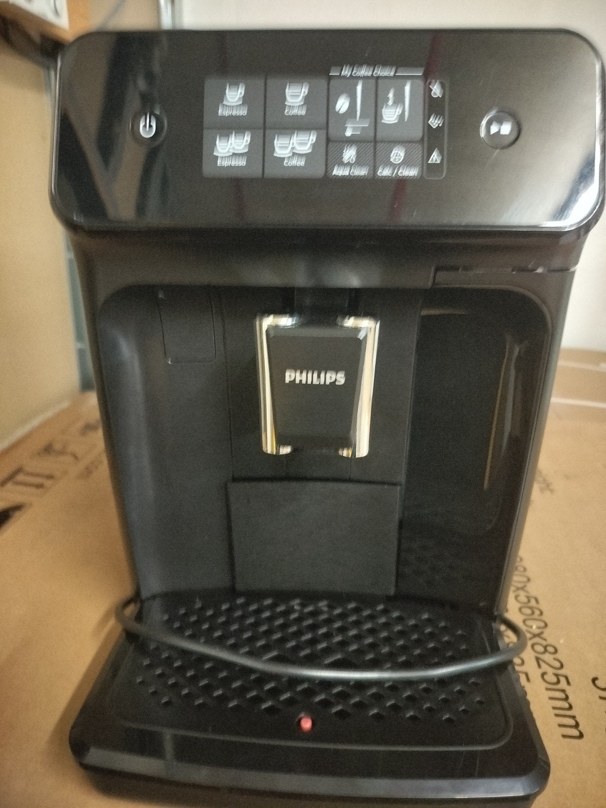volautomatische koffiemachine espresso, Elektronische apparatuur, Ophalen, Zo goed als nieuw, Koffiemachine, Koffiebonen