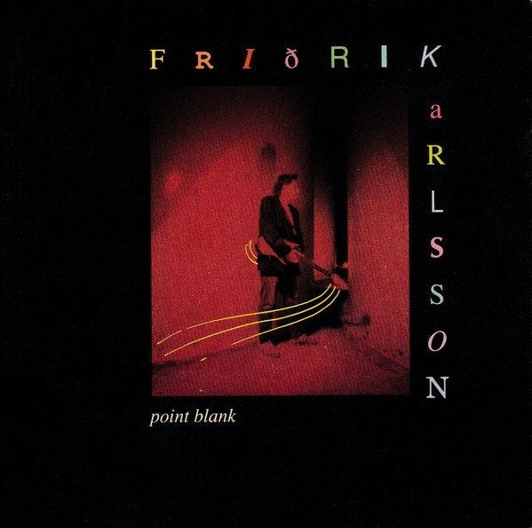 SALE--CD FRIÐRIK KARLSSON - Point black, Verzenden, Jazz