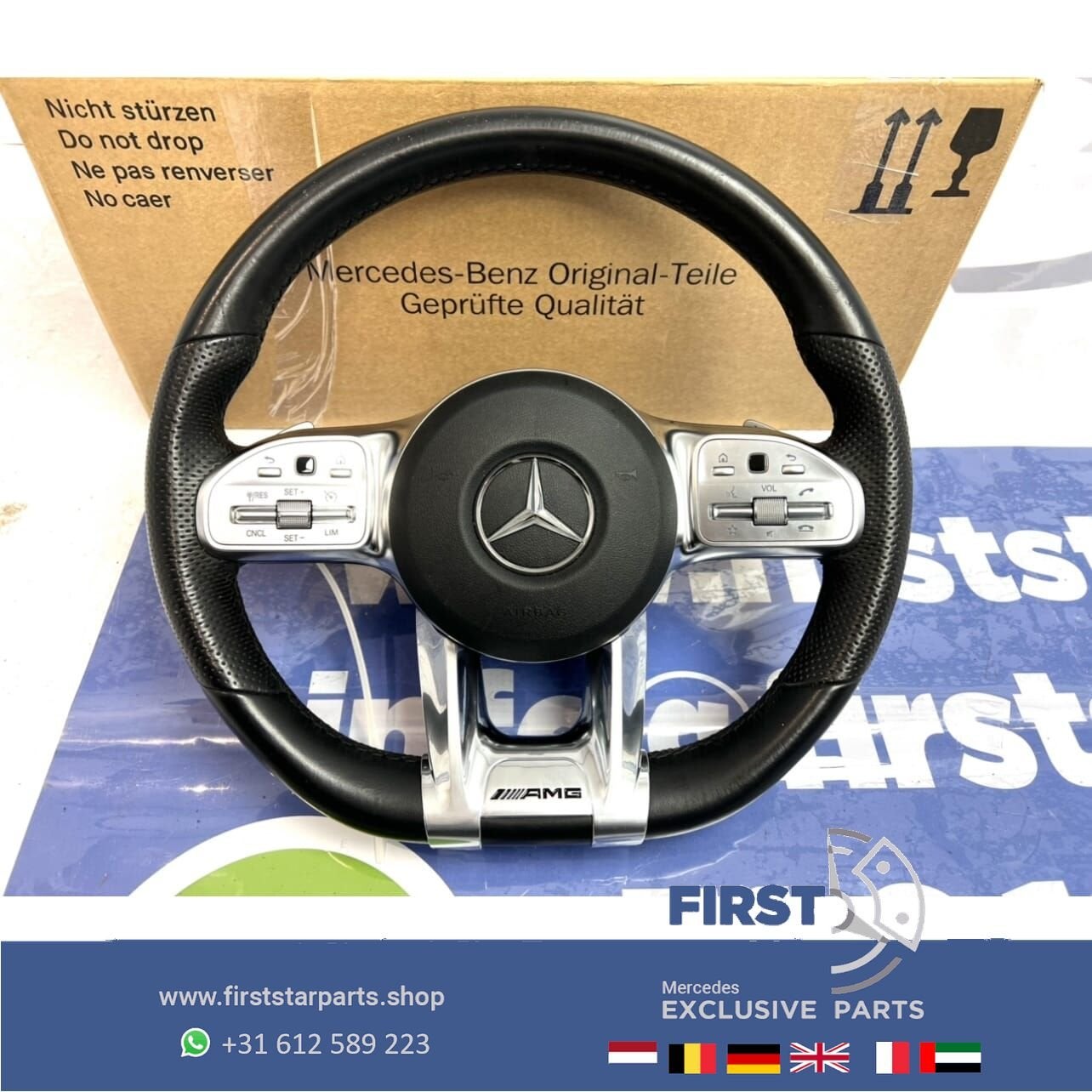 2021 AMG STUUR + AIRBAG origineel Mercedes W177 W118 H247 W2, Utilisé, -, -, Enlèvement ou Envoi