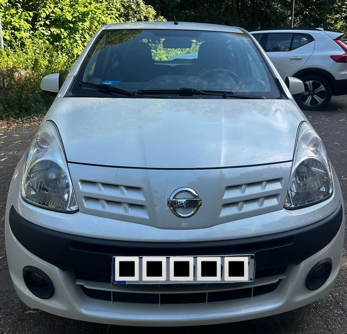 Nissan PIXO 2010 1.0 benzine €5 airco  157000km 2900€, Auto's, Voorwielaandrijving, Euro 5, Stof, Wit