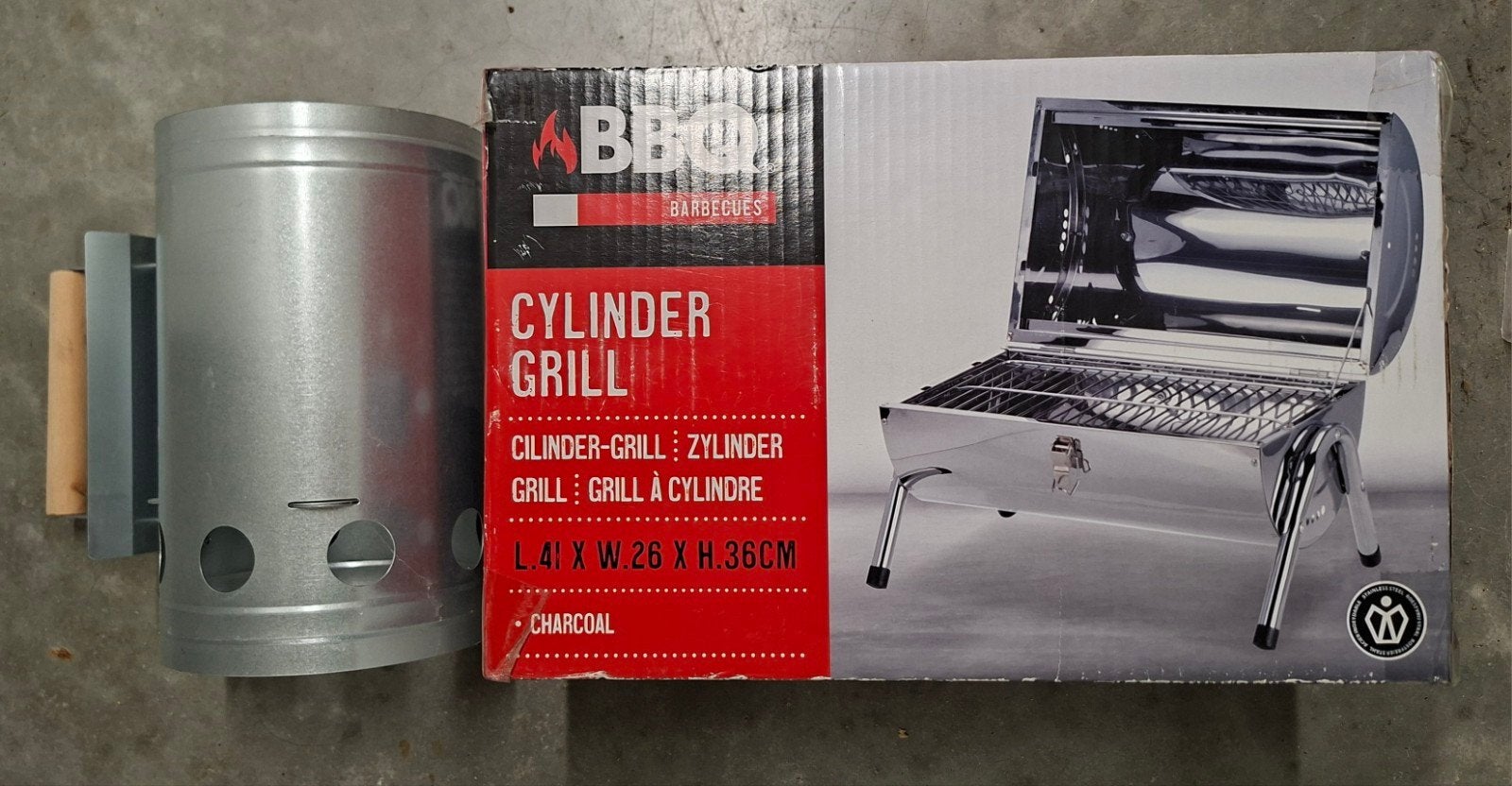 BBQ cilinder (kolen), Enlèvement ou Envoi, Neuf, Avec accessoires