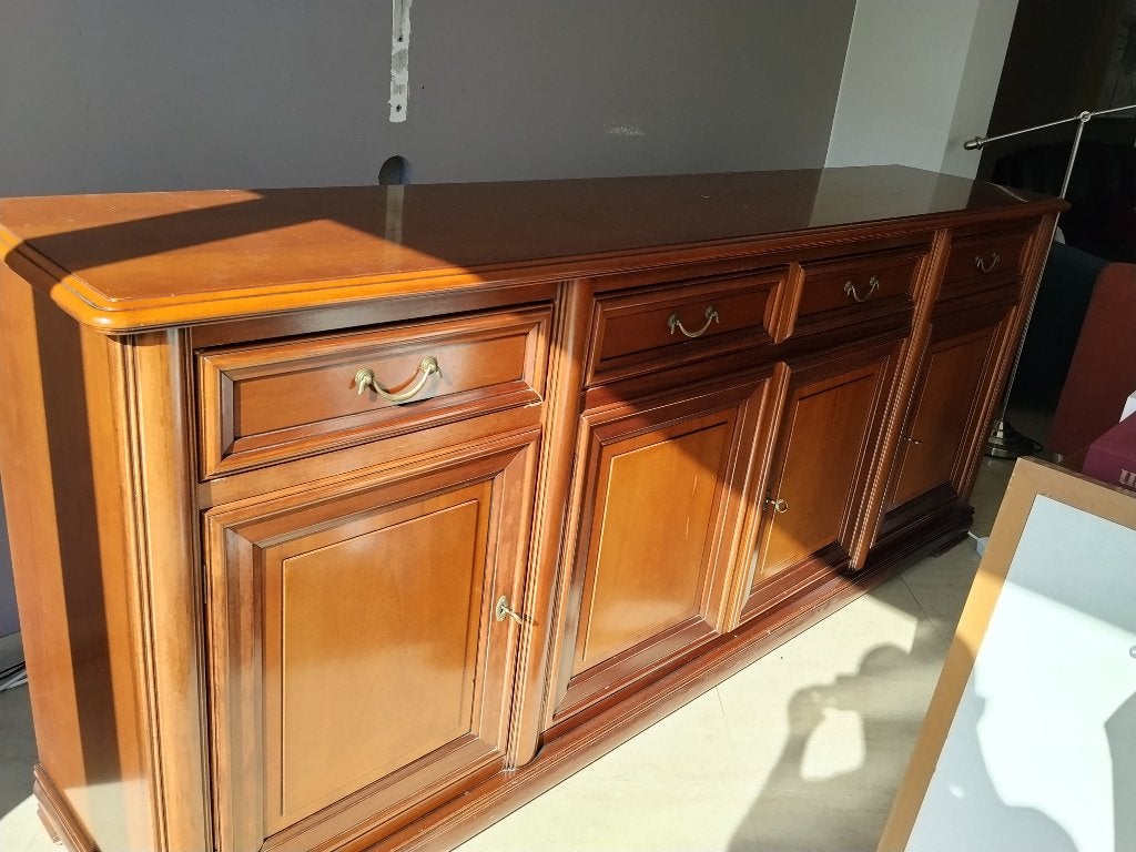Buffet merisier massif a donner, Ophalen, Gebruikt