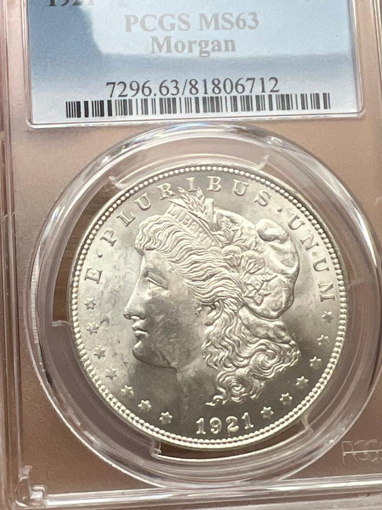 Amérique 1 Dollar 1921 - PCGS MS63, Timbres & Monnaies, Enlèvement