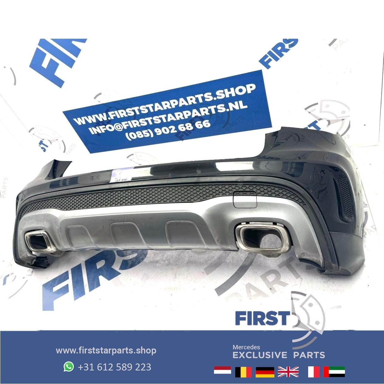 BUMPER W156 GLA AMG ACHTERBUMPER X156 Mercedes 2013-2018 ZWA, Gebruikt, -, Ophalen of Verzenden, Achter