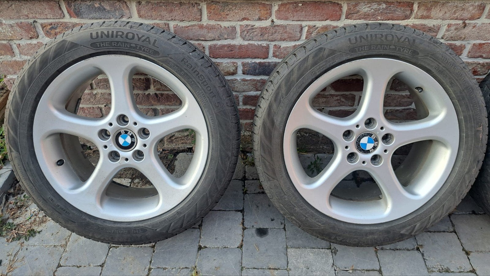 18" bmw velgen banden 235-50-18, Auto-onderdelen, Ophalen, Band(en)