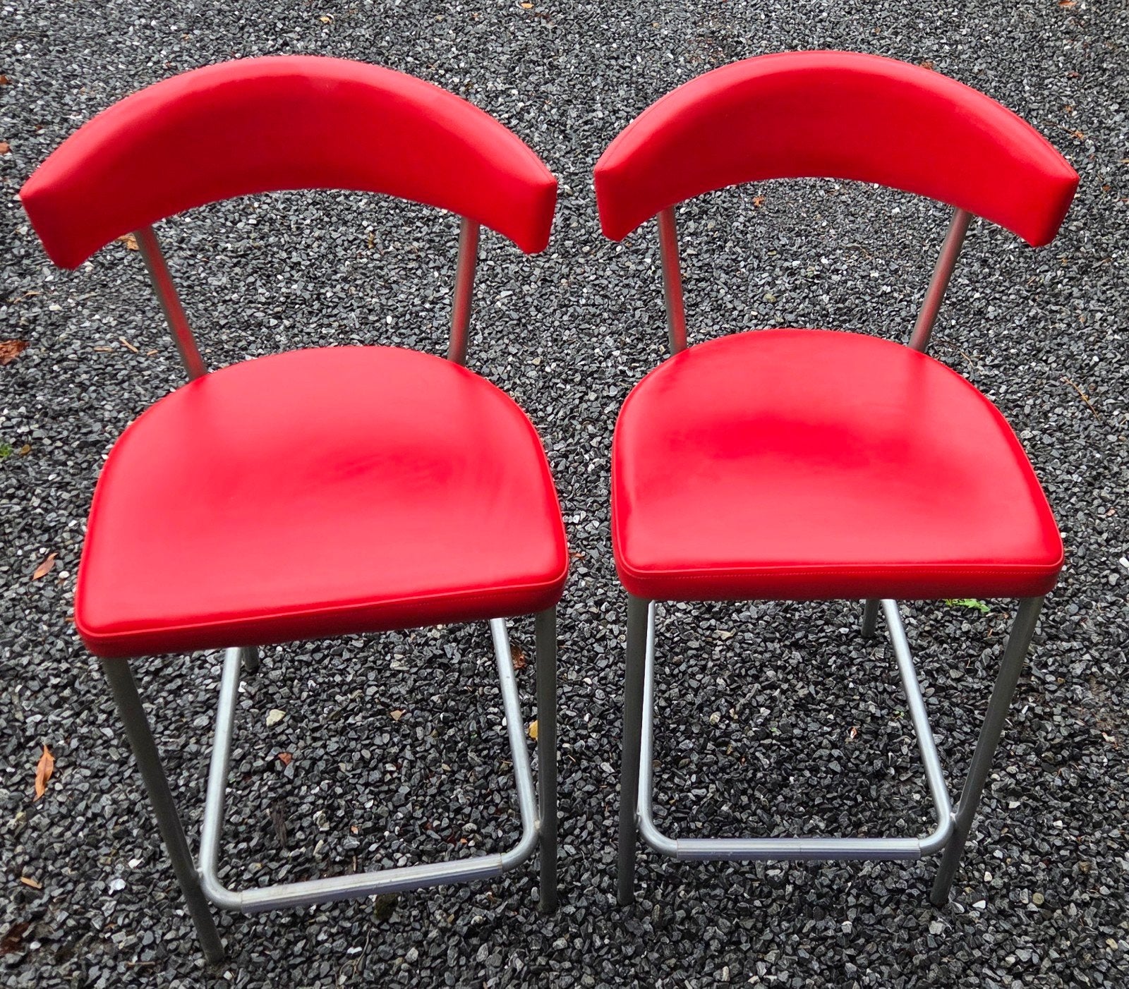 chaises hautes, Maison & Meubles, Chaises, Enlèvement, Comme neuf, Rouge, Deux