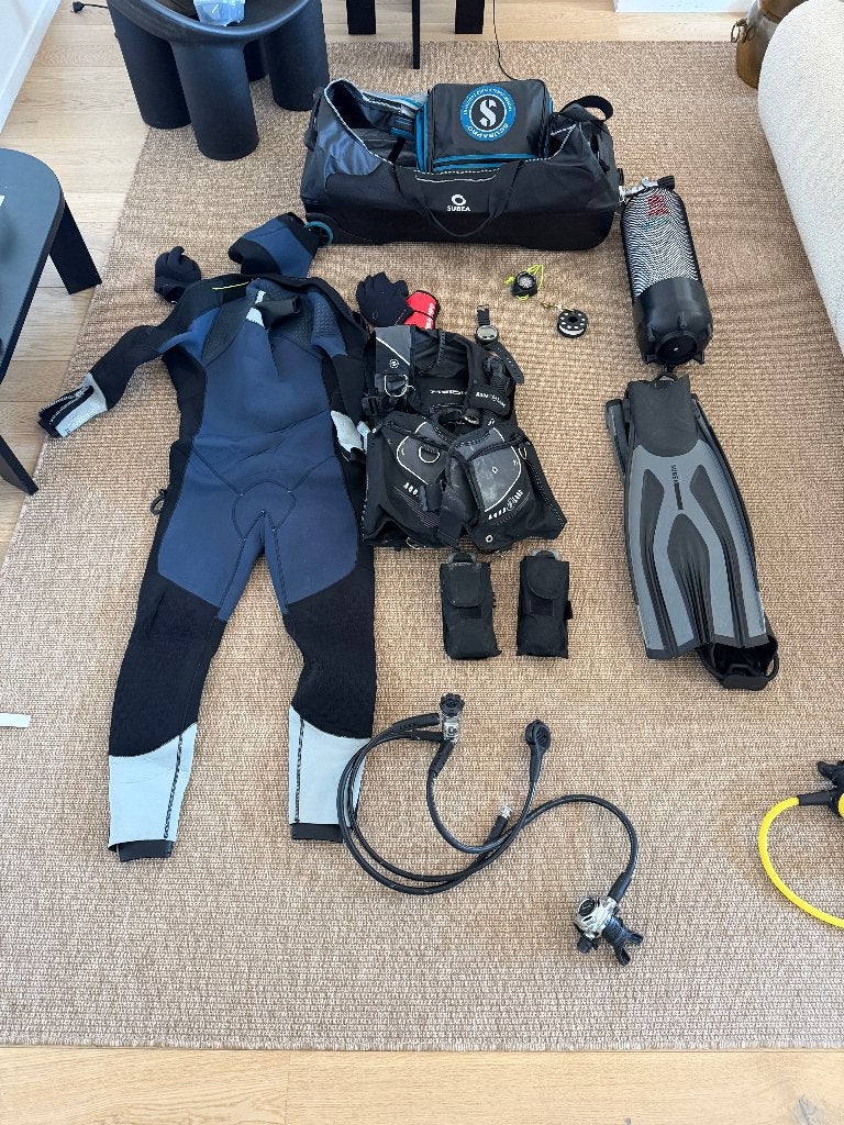 Volledige duikset met super materiaal, Watersport en Boten, Ophalen, Zo goed als nieuw, Overige typen