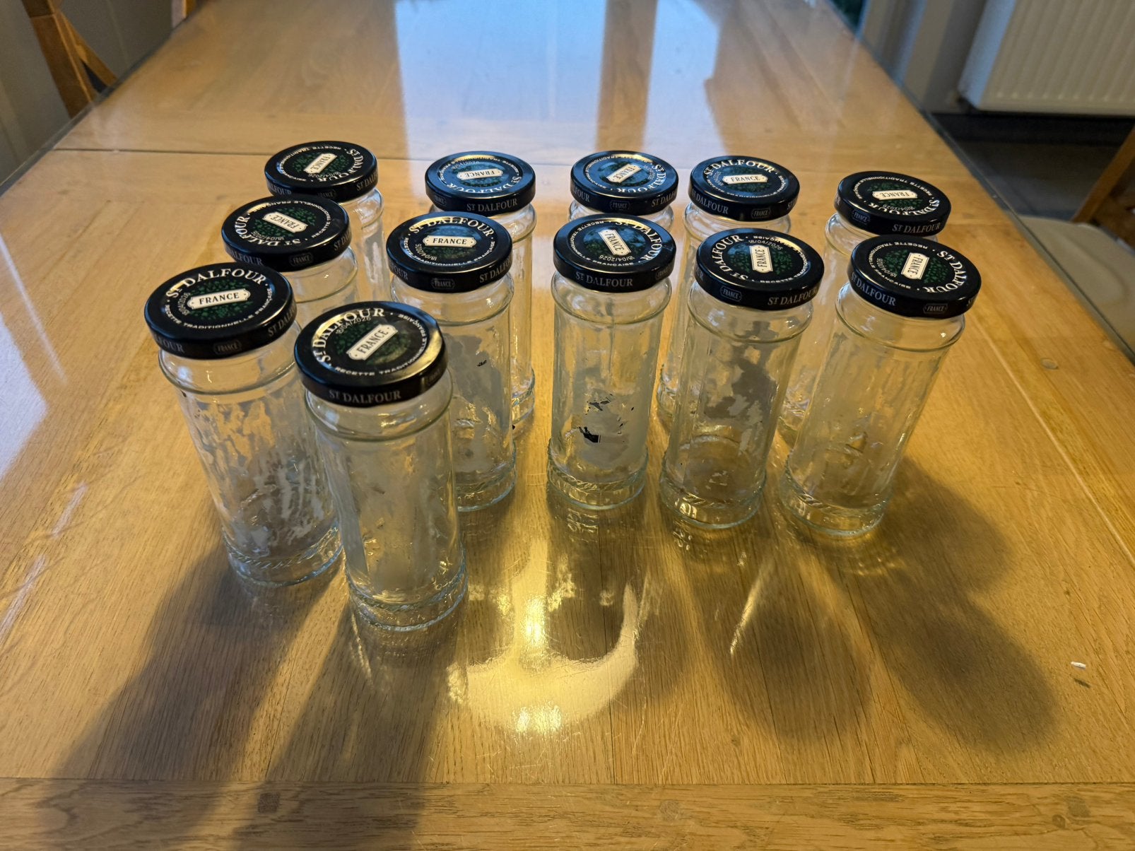 12 confituurpotjes, Ophalen, Gebruikt