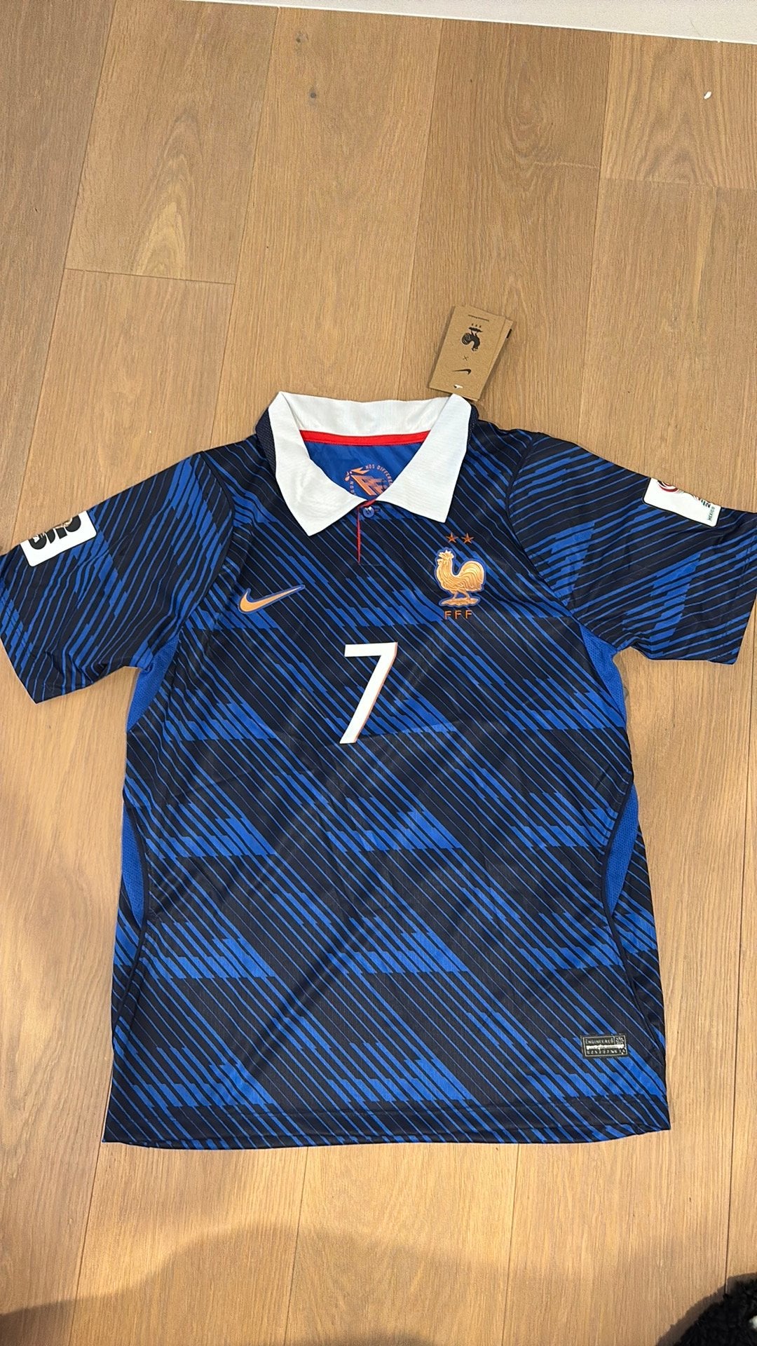 Frankrijk WK tshirt Maat S Dembele 7, Verzamelen, Ophalen of Verzenden, Nieuw