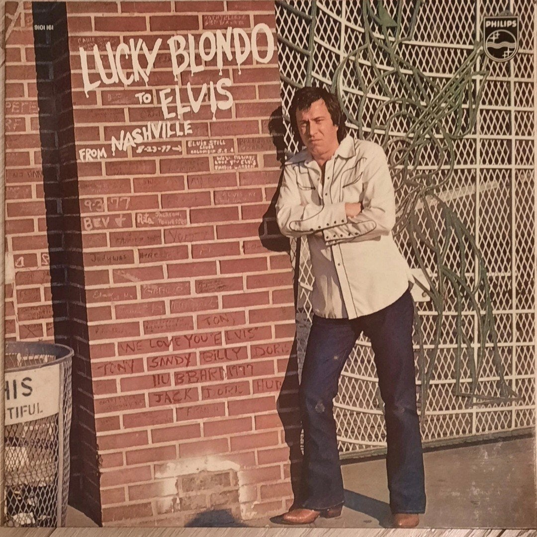 Lucky Blondo naar Elvis vanuit Nashville 33 t, Ophalen of Verzenden, Overige formaten