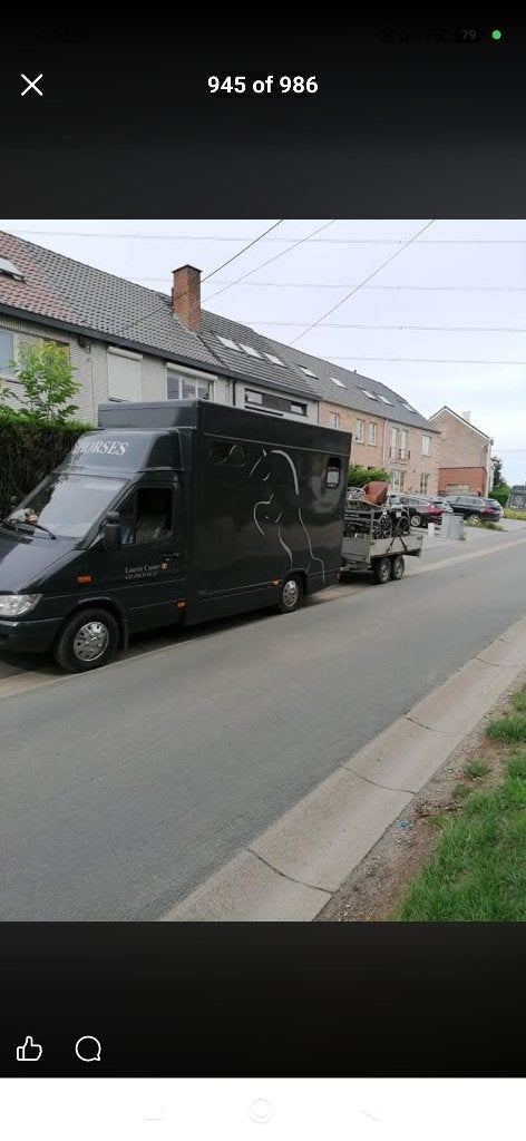 Camionette 2 chevaux 2001, Animaux & Accessoires, Chevaux & Poneys | Semi-remorques & Remorques, Enlèvement, Utilisé, Aluminium