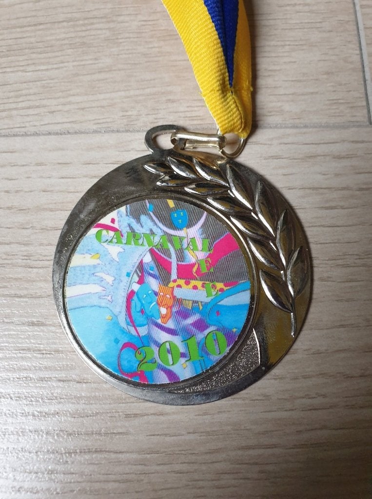 Karnaval medaille Lede 2010, Postzegels en Munten, Penningen en Medailles, Ophalen of Verzenden
