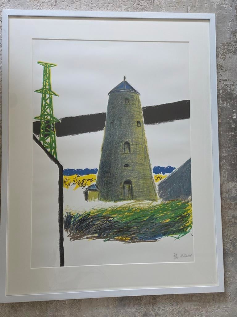 Roger Raveel. Machelen molen, Antiek en Kunst, Ophalen of Verzenden