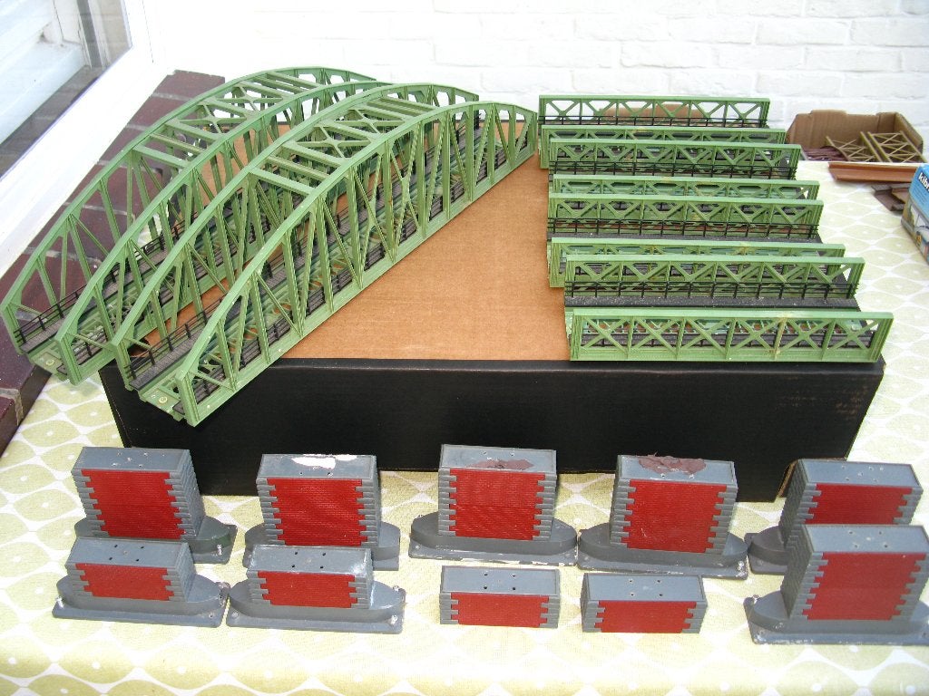 ROCO HO : Lot de ponts n 40080 + 40081, Enlèvement ou Envoi, Utilisé, Pont, Tunnel ou Bâtiment, Roco
