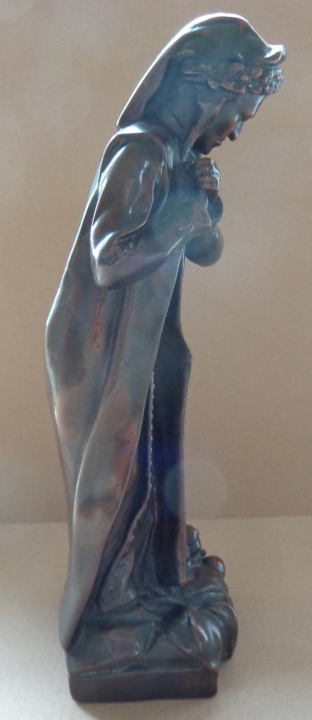 ITALIAANSE SCHOOL / DANTE ALIGHIERI / SCULPTUUR GIPS H=40cm, Statue, Gips, Homme, Enlèvement