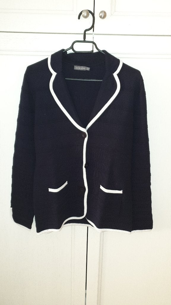 1 GILET – Maat 42 -  Blazer model Donkerblauw, Maat 38/40 (M), Blauw, Ophalen of Verzenden, Zo goed als nieuw