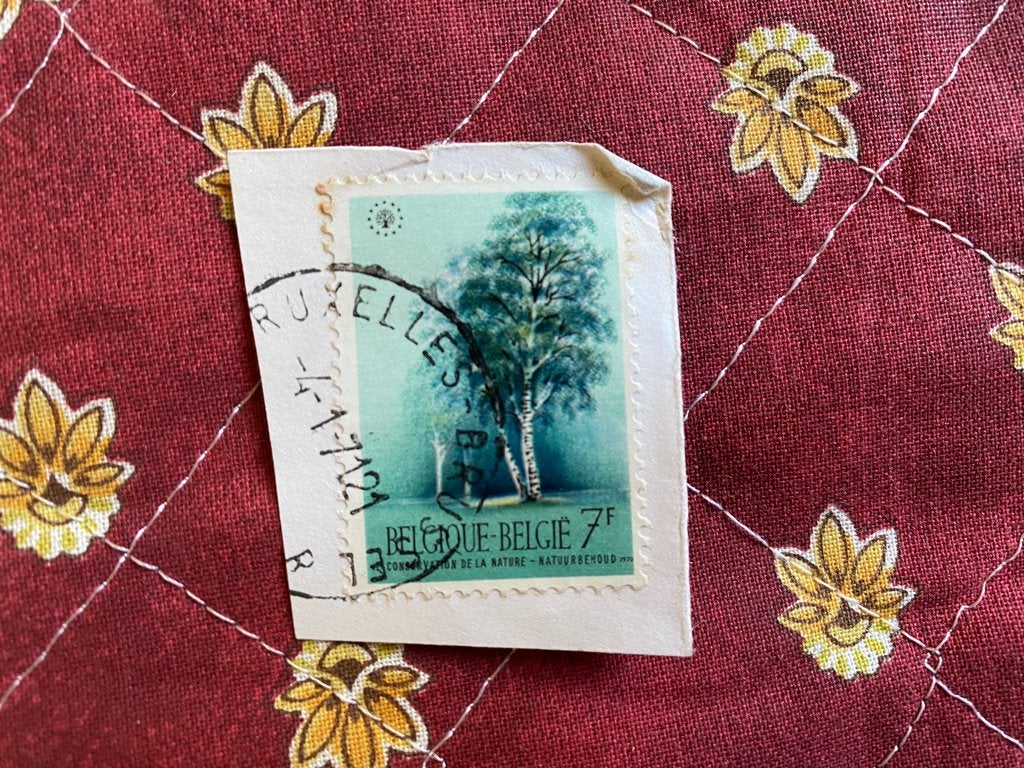 Timbre Belgique 1970 Y&T 1527 Année européenne nature, Oblitéré, Europe, Affranchi, Timbre-poste