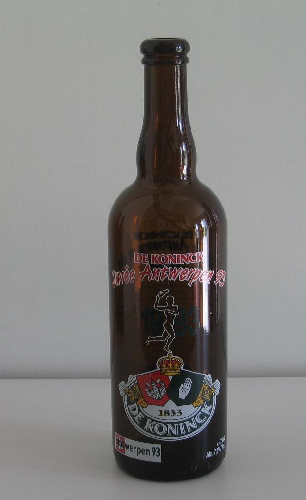 BOUTEILLE DE BIÈRE DE KONINCK ANTWERPEN 93-1995 (129), Enlèvement, Utilisé, Bouteille(s), De Koninck