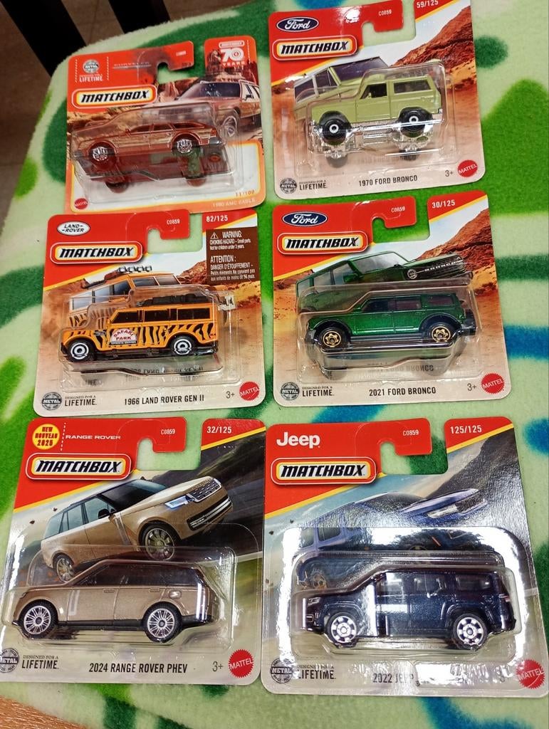 Modèles 4x4 de Matchbox, Hobby & Loisirs créatifs, Voitures miniatures | Échelles Autre, Enlèvement ou Envoi