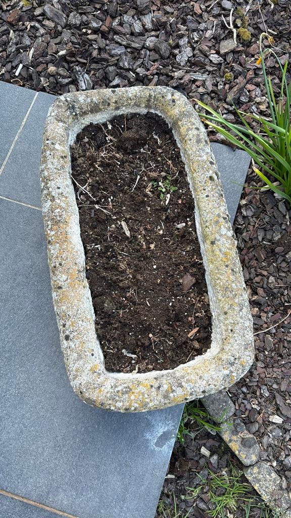 Jardinière en pierre reconstituée., Enlèvement, Comme neuf, Pierre