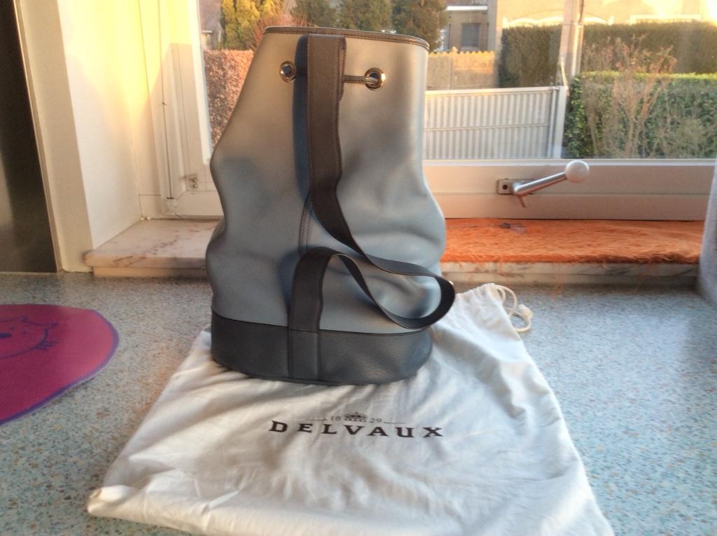 Handtas Delvaux, Handtassen en Accessoires, Ophalen of Verzenden, Zo goed als nieuw, Blauw, Handtas