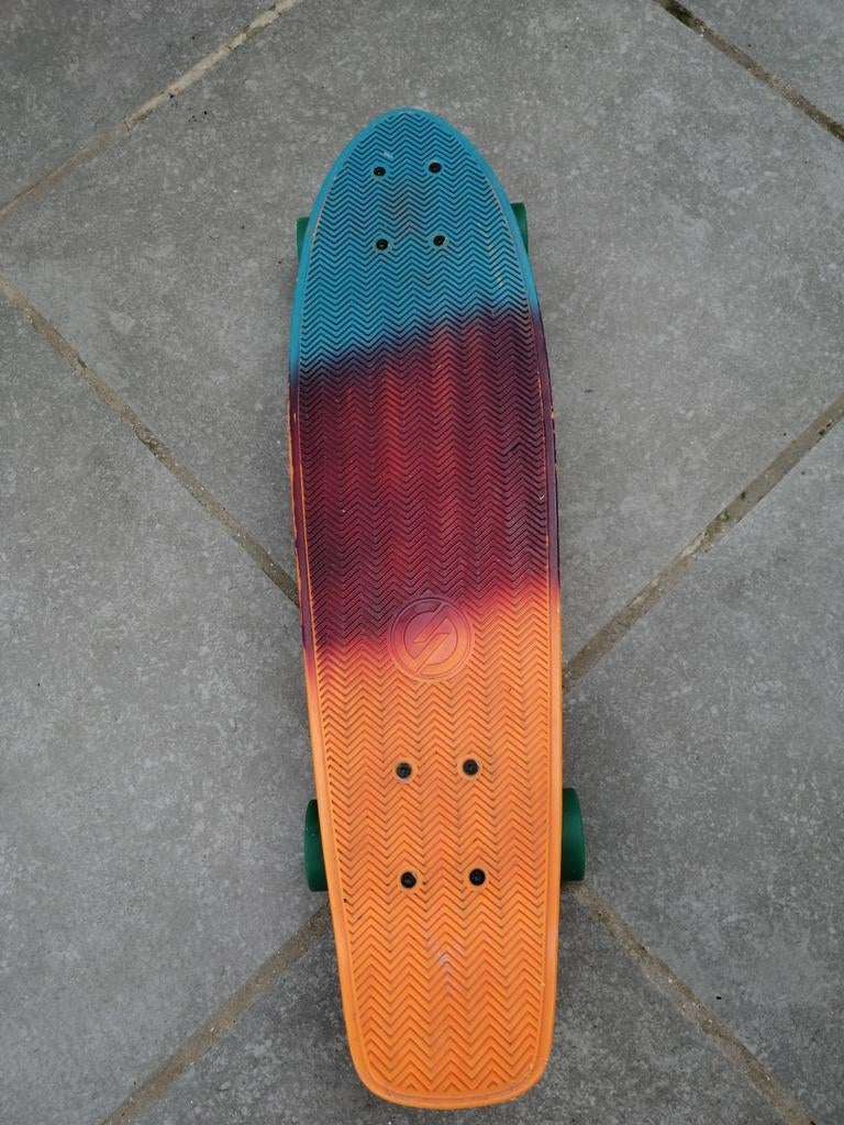 Oxelo big YAMBA cruiser skateboard, Sport en Fitness, Skateboarden, Ophalen, Gebruikt, Skateboard