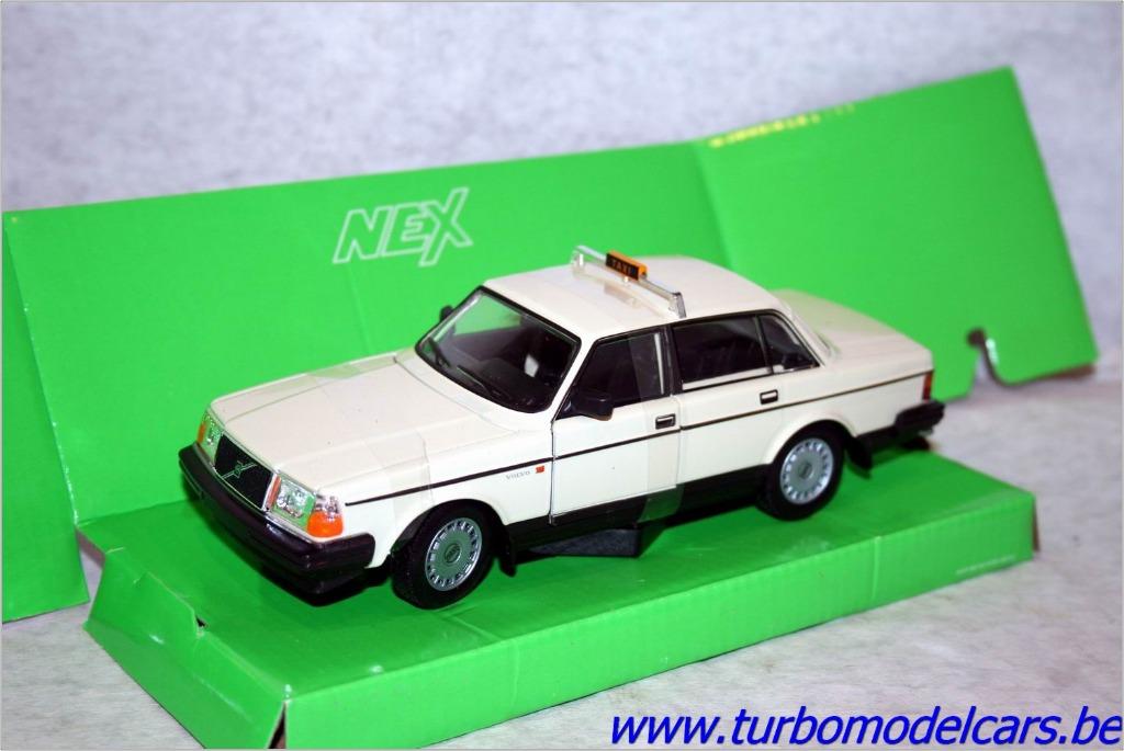Volvo 240 GL Duitse Taxi 1/24 Welly, Hobby & Loisirs créatifs, Enlèvement ou Envoi, Neuf, Voiture, Welly