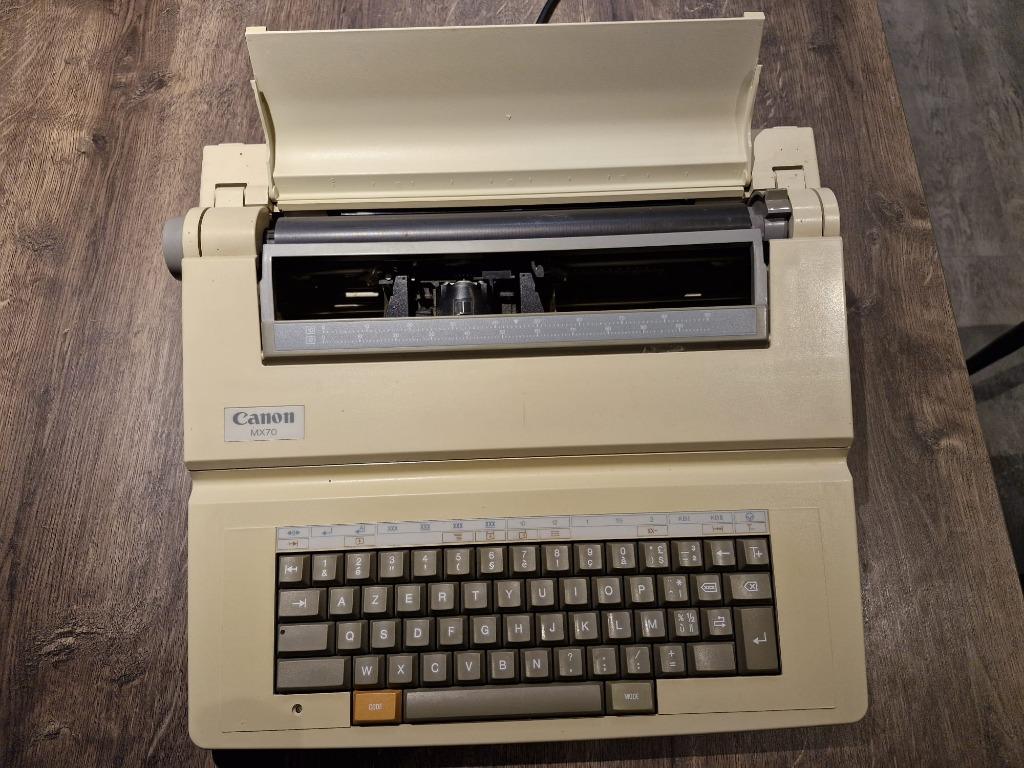schrijfmachine, Ophalen, Gebruikt