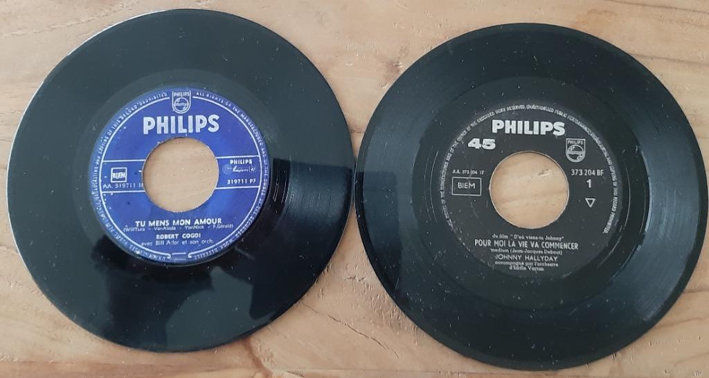 4 vinyl singles label Philips, Cd's en Dvd's, Vinyl Singles, Gebruikt, Pop, Ophalen of Verzenden