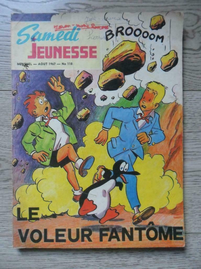 Samedi Jeunesse - Août 1967 - N118 - Le voleur fantôme, Une BD, Enlèvement ou Envoi, Utilisé